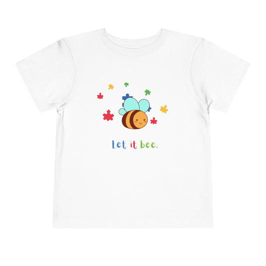 LET IT BEE AA Toddler Short Sleeve Tee