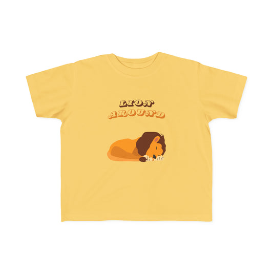 LION AROUND Toddler's Fine Jersey Tee