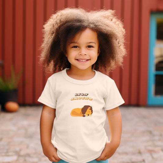 LION AROUND Toddler Short Sleeve Tee